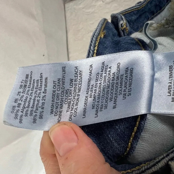 Michael Kors Front Zip Pocket Mid Wash Low Rise Izzy Skinny Jean Size 2 - Picture 7 of 8